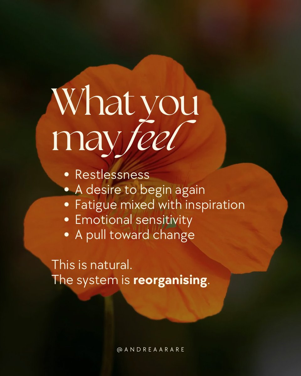 yourplanetonx's tweet photo. March carries the energy of change and quiet awakening 🌤️🌿 You may feel more alive, more sensitive, more ready for something new — yet not completely clear inside.

#MarchEnergy #CyclicalLiving 
.
👍 Follow @yourplanet.earth for more
🙏 Turn on notifications for future updates https://t.co/gDAn1TdvvE