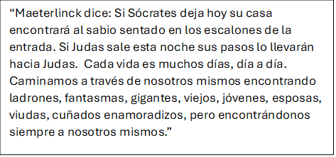 ¿Leer el Ulises? ¿Para qué? Para encontrar algunas cosas bellas. Este es un fragmento de la perorata de Stephen Dedalus en la biblioteca de Dublín, hablando sobre Shakespeare (Ulises, <a href="/elcuencodeplata/">el cuenco de plata</a> , página 217):