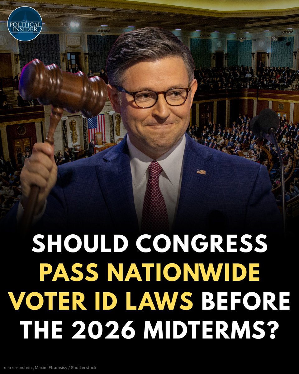 Should Congress act now on voter ID laws ahead of the 2026 midterms? 👇