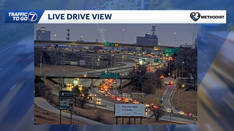 CaitlinHarveyWX's tweet photo. Traffic has become stop-and-go on NB JFK approaching I-80. No crashes this morning, just slow going. #TrafficToGo https://t.co/wRt4KoXHM4