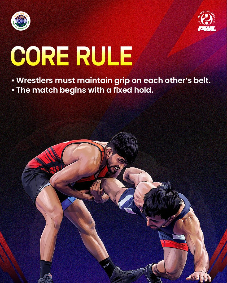 pwl_india's tweet image. Belt Wrestling at PWL isn’t just power — it’s balance, skill, and a grip that never lets go. 💥
One hold can turn the match. One move can decide it all.
#PWL2026 #Wrestling #CombatSports