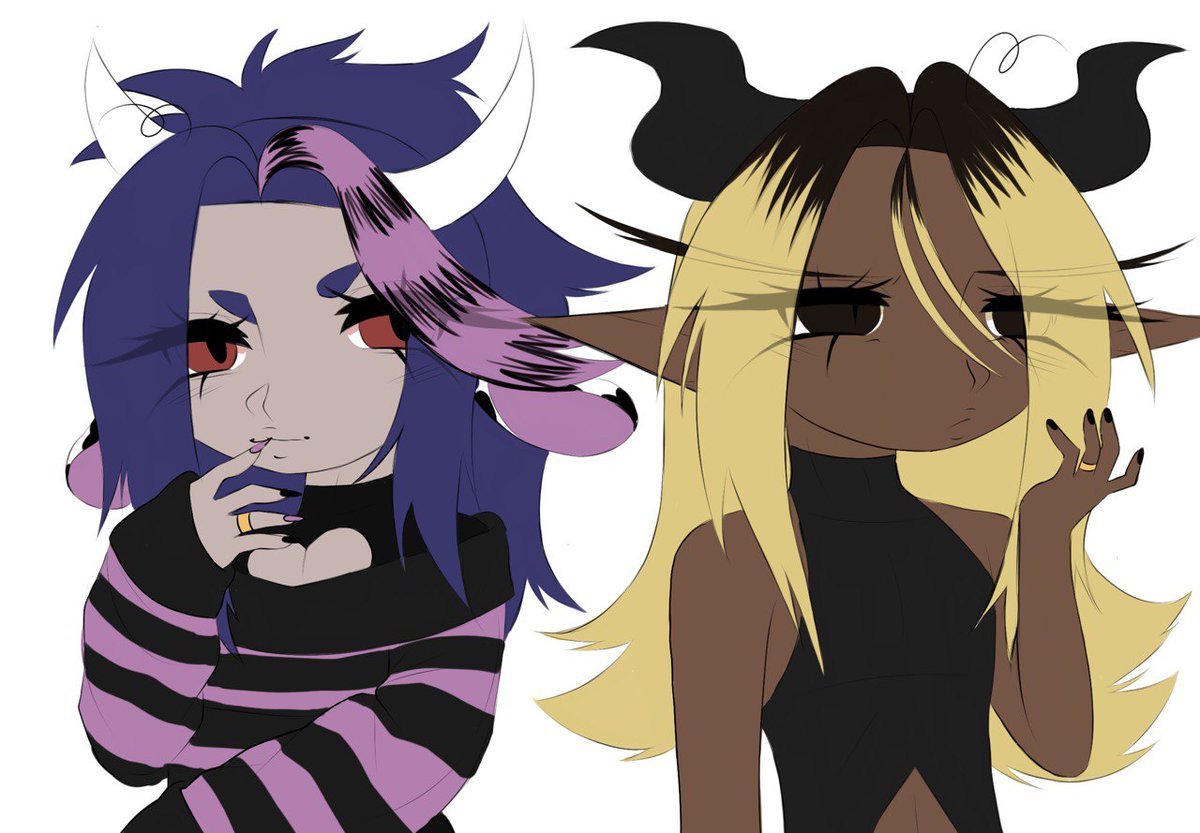 fledermaus00's tweet photo. larmenol and sarsatyr 
#oc https://t.co/rvvri9FqXg
