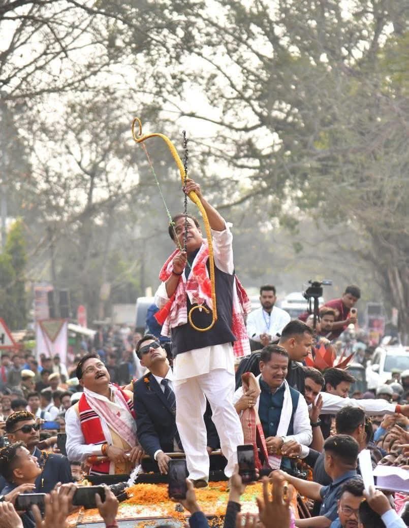 धर्मो रक्षति रक्षितः … जय श्री राम! 🏹
<a href="/narendramodi/">Narendra Modi</a>
<a href="/AmitShah/">Amit Shah</a> <a href="/himantabiswa/">Himanta Biswa Sarma</a>
<a href="/DilipSaikia4Bjp/">Dilip Saikia 🇮🇳</a> <a href="/Pijush_hazarika/">Pijush Hazarika</a>
<a href="/jayanta_malla/">Jayanta Mallabaruah</a>
<a href="/PmargheritaBJP/">Pabitra Margherita</a> <a href="/BJP4Assam/">BJP Assam Pradesh</a>