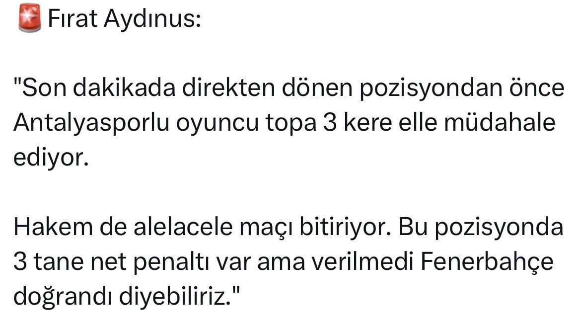 Dünkü <a href="/liberotvspor/">Libero</a> yayınımızda hakkında konuşulan son dakikada ki pozisyon öncesine dair ne program içinde konuşuldu ne de  pozisyon hakkında yorum yapıldı. . Benim böyle bir yorumum ve söylemim yoktur.