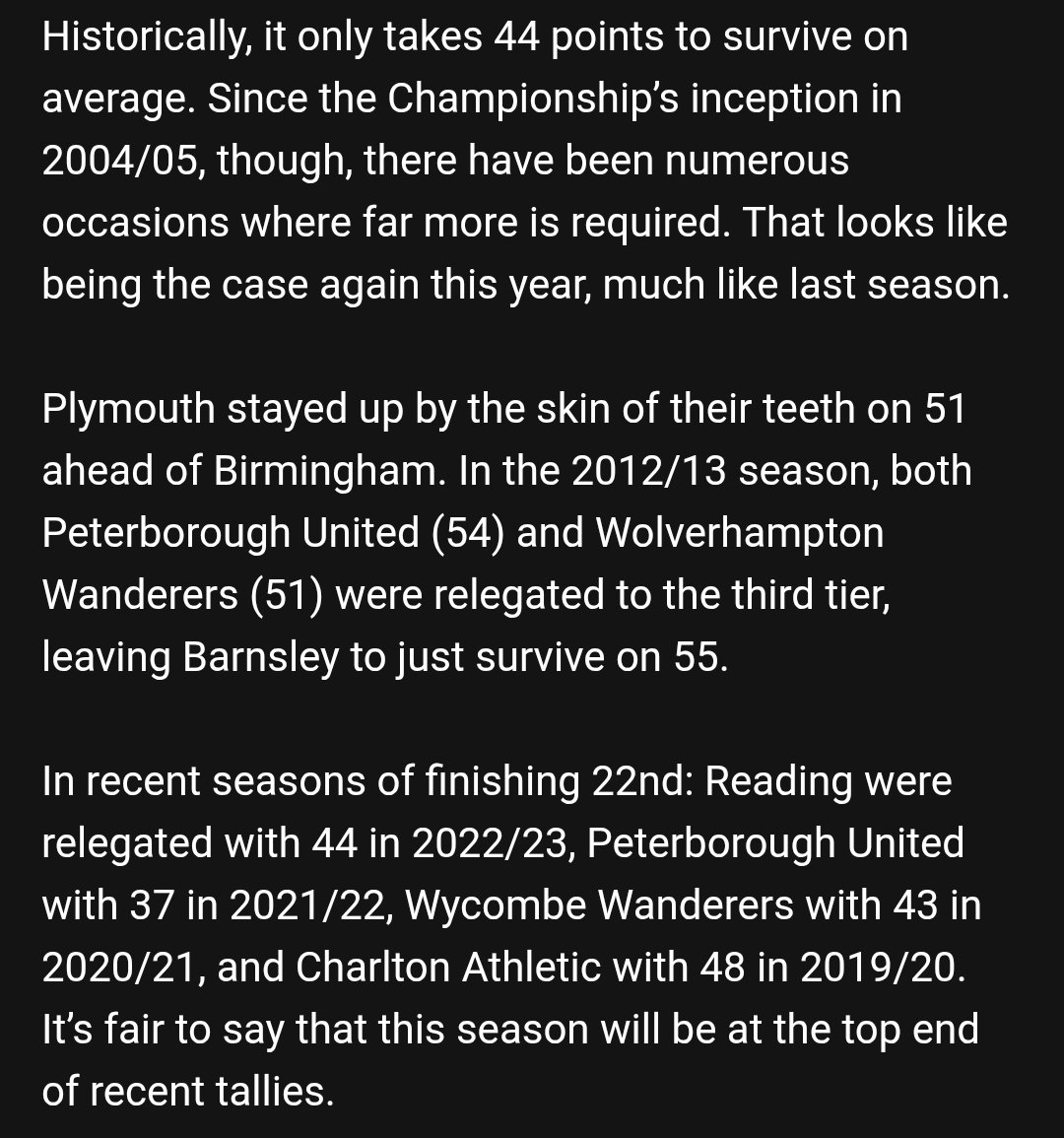 OUFC_1986's tweet photo. The results of #OUFC Hivemind polls suggest that 17 points will be won between now and the end of the season. That would take us to 49 points and according to EFL analysis that could be enough..... https://t.co/lBfGiALJlQ