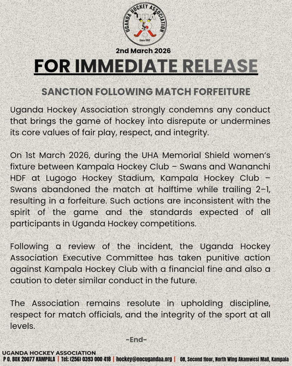 Uganda Hockey Association (@ugandahockey) on Twitter photo 