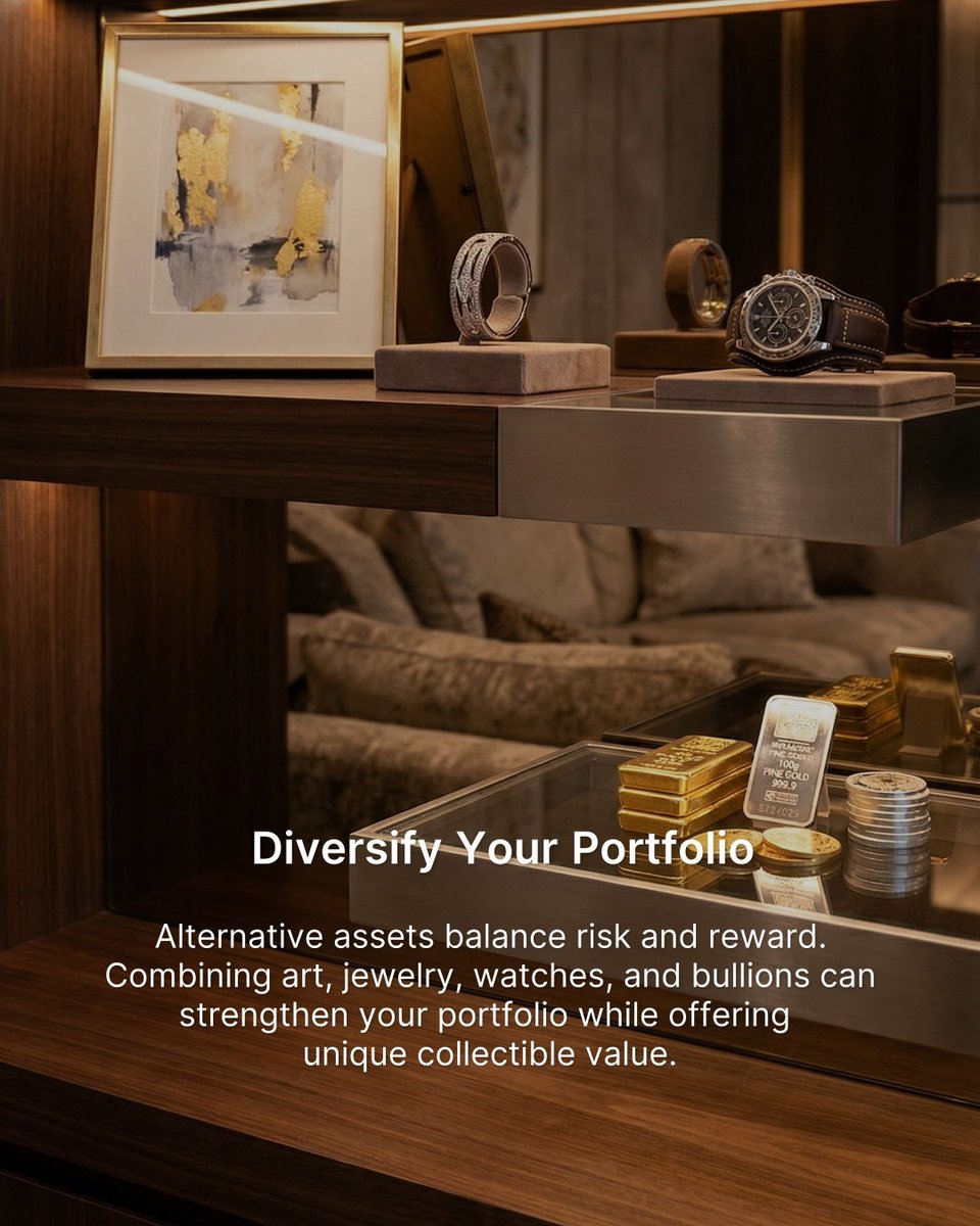 Alternative Investments

Art, jewels, watches, bullions—why collectors diversify beyond traditional markets.

#InvestmentTips #999Precious #LuxuryInvesting #CollectorsGuide #AlternativeAssets