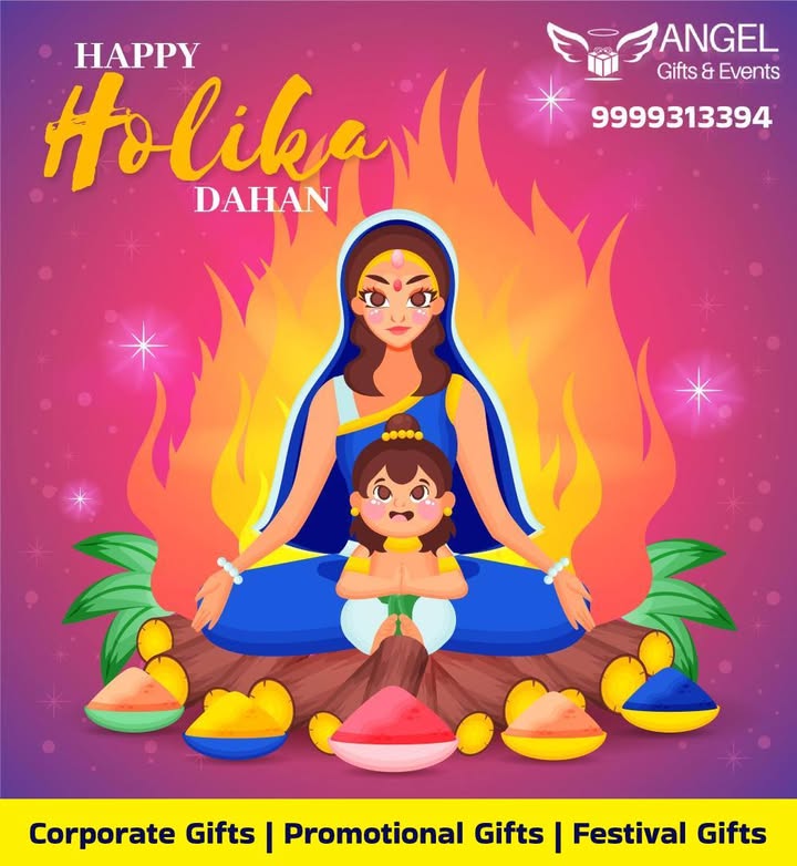 Angel22662239's tweet photo. May the fire of Holi purify your heart, may the colours, colour your life, may the sweets, sweeten the journey of your life. Happy Holika Dahan. Let's burn our all bad things in our life with this #Holikadahan. #angelgifts wishes All - A Very Happy Holika Dahan.

#holiwishes2026 https://t.co/5Y3PNDFMAT