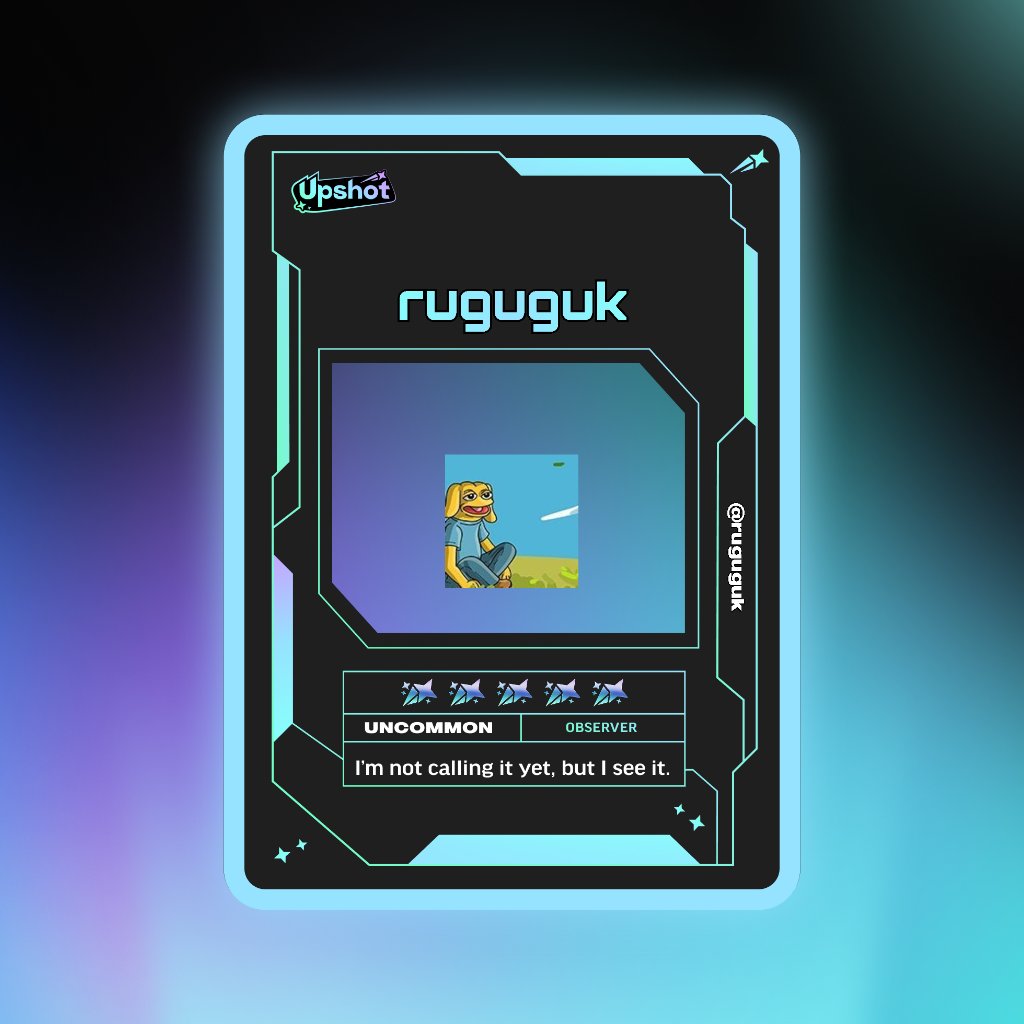 ruguguk's tweet photo. Just ripped my Predictor Card!

Ready to claim instant cash prizes, free packs and more.

Welcome to Prediction Play on @upshot_cards

Your turn
https://t.co/q5FehCd4VG https://t.co/LDEfzqJeOK