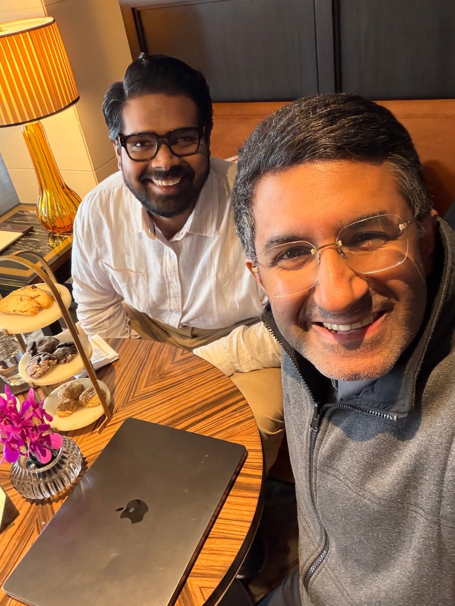 Always great when u meet fab founders who are building superb companies. More importantly, it’s all about the company u keep. ❤️