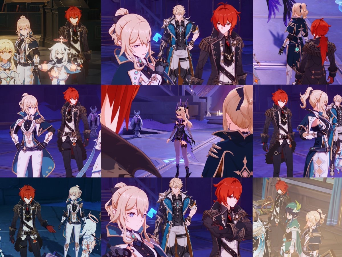 // homeward, he who caught the wind event spoilers

some screenshots of jean and diluc scenes in act 2 ❣️
— 🌸