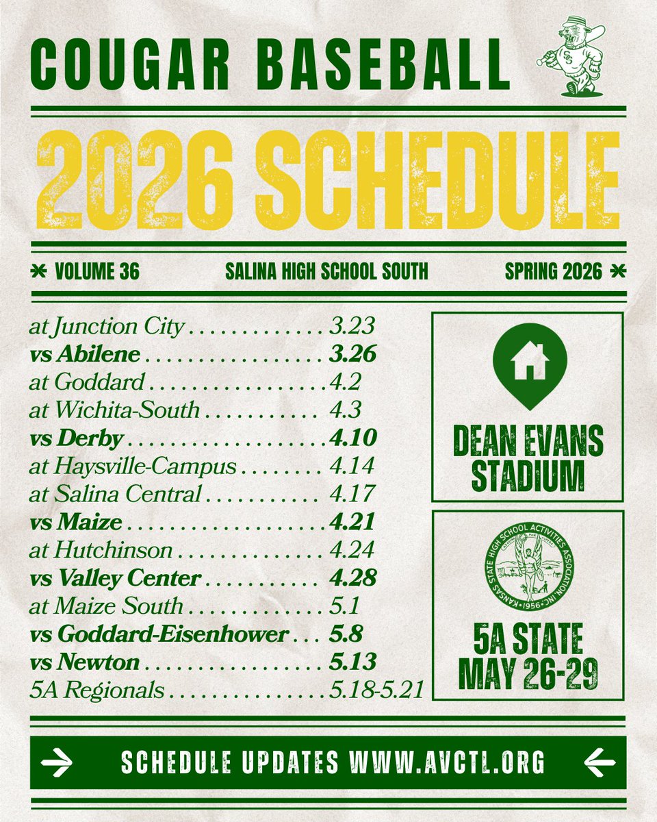 Salina South Baseball tweet media