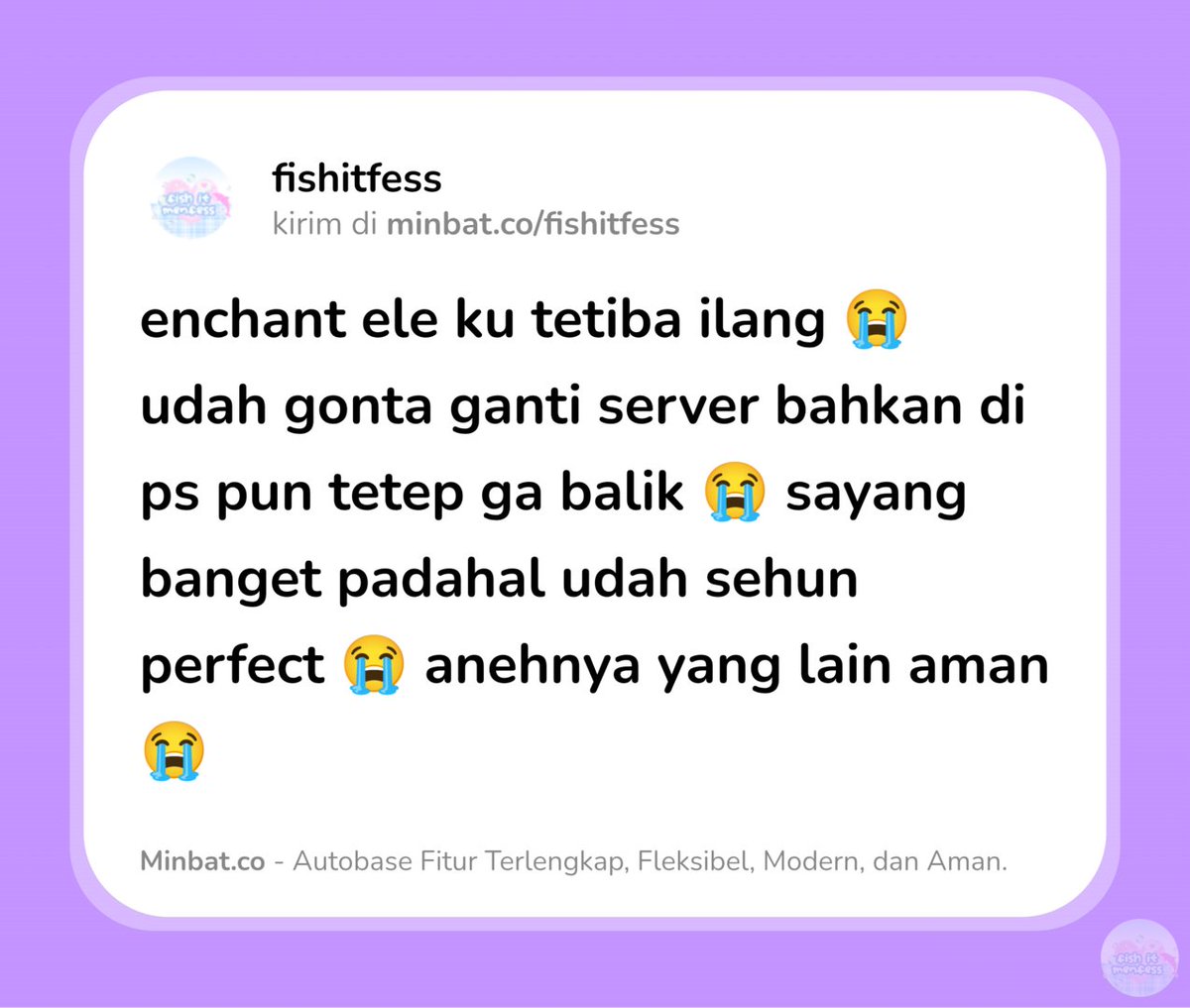 FISH IT FESS ‼️ WTT CANTUMIN UNAME tweet media