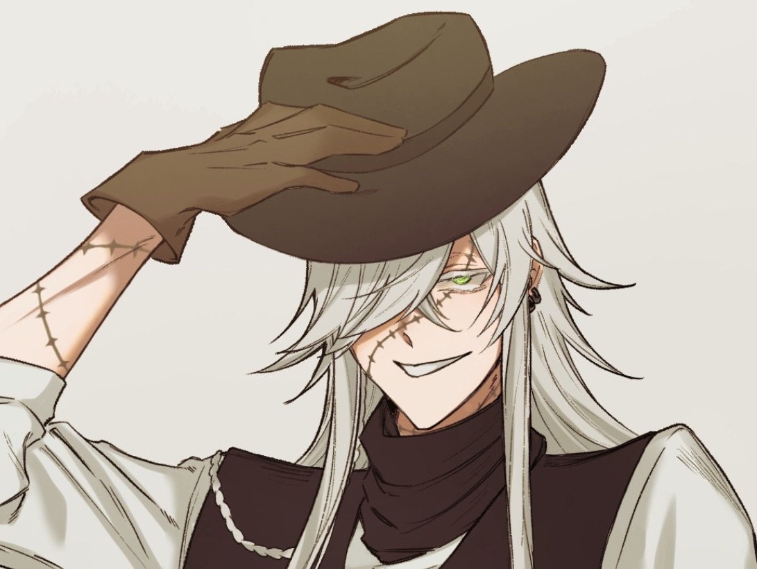 LacediaP's tweet image. Cowboy Undertaker 🤠🐎 a request for @/cedric-k-rossignol on Tumblr ☺️
#blackbutler 
#黒執事