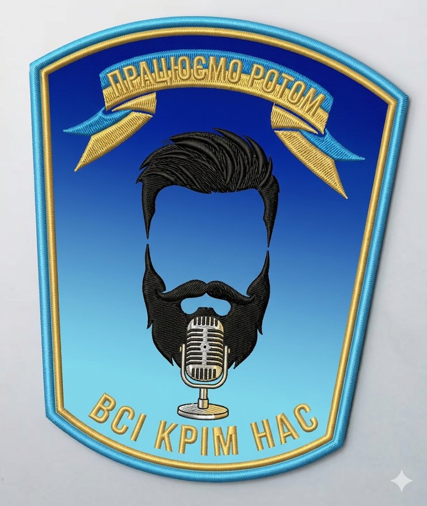 Шеврон патріотично-медіних Політрукових Сил України (шеврон ПСУ)