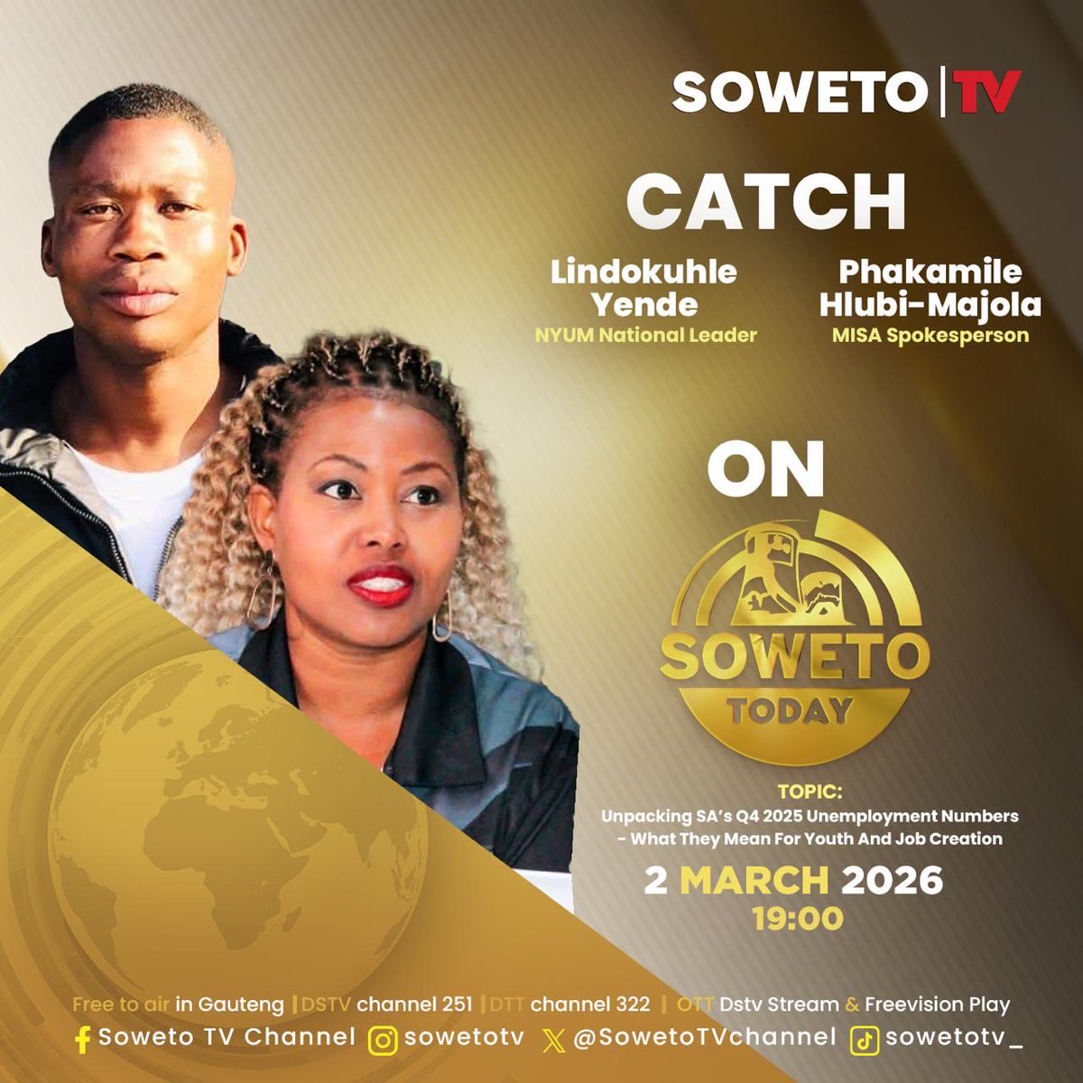 📺✨SOWETO TODAY✨📺 Tonight on Soweto Today, Thabo Molokoane