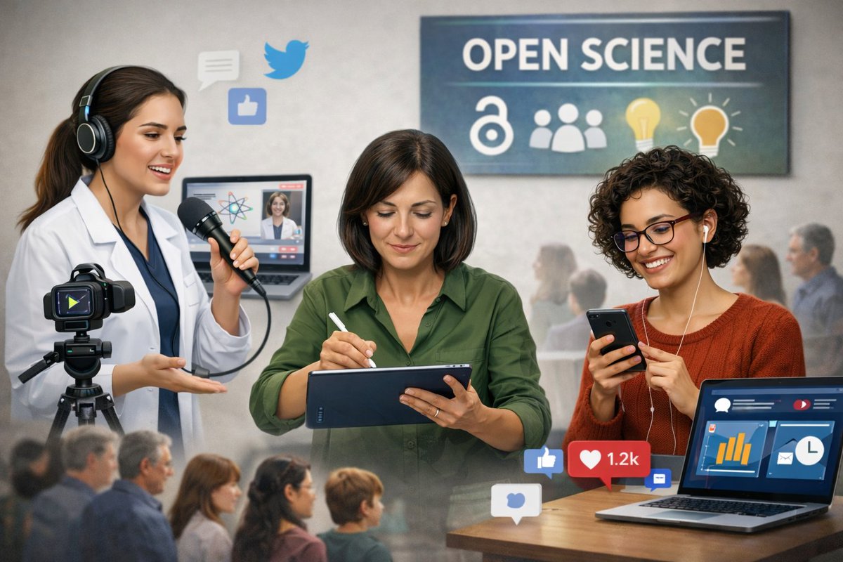 rosanavimal's tweet photo. 🚀New article out now!
Together with @carmenpll2016 & @OCarciu we map the how female scientists perceive #SciComm & how digital genres can contribute to #DigitalSciComm
Thanks to @AragonAmit for the support! 🙌
Read: https://t.co/p9Gmy6z5pr https://t.co/qkPa70VdRB