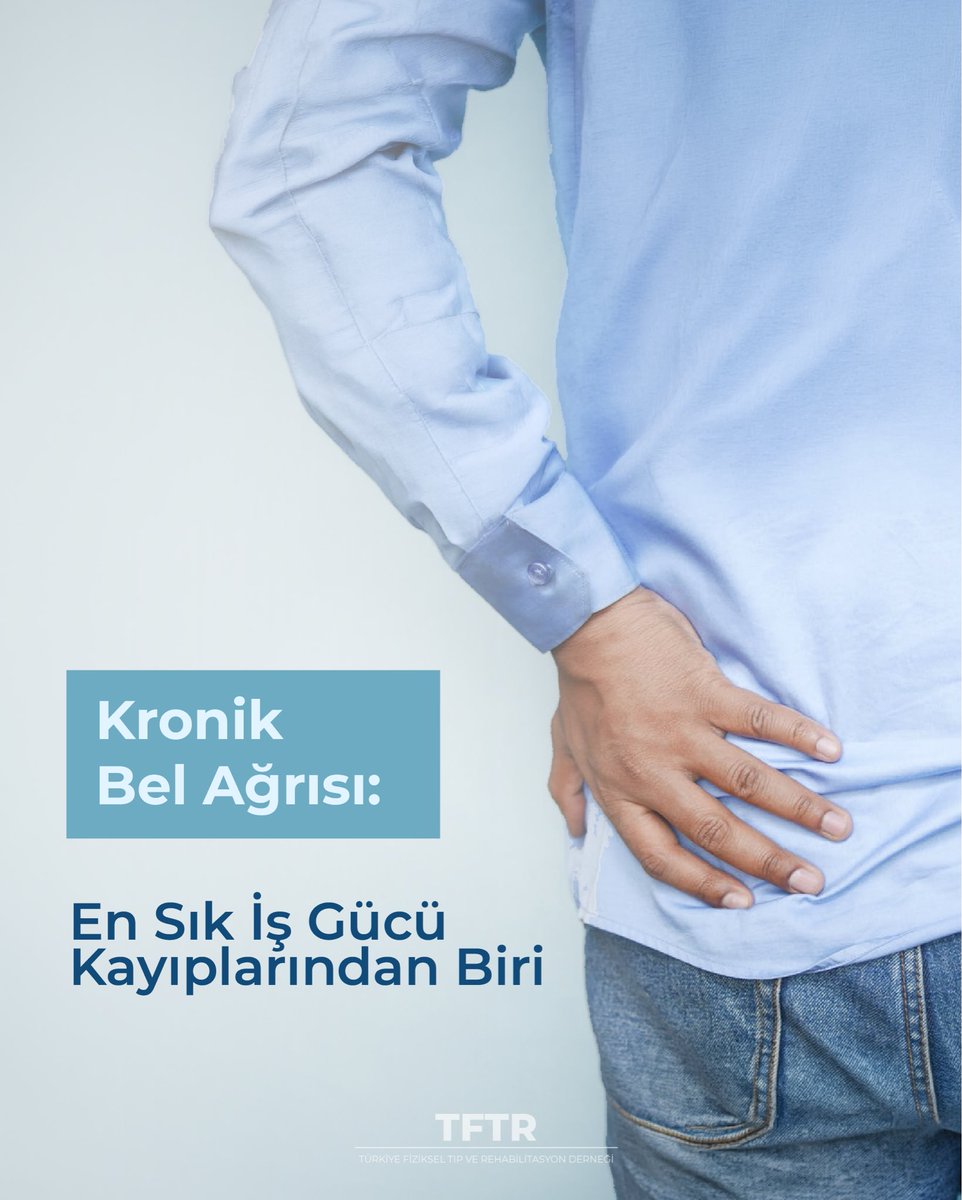 Bel ağrısı, dünya genelinde en sık iş gücü kaybı nedenleri arasında yer almaktadır.

Ancak vakaların büyük bölümü cerrahi gerektirmez.

Doğru tanı ve hekim değerlendirmesi, gereksiz müdahalelerin önüne geçer.

#BelAğrısı #FTRHekimi #KronikAğrı #TFTR
