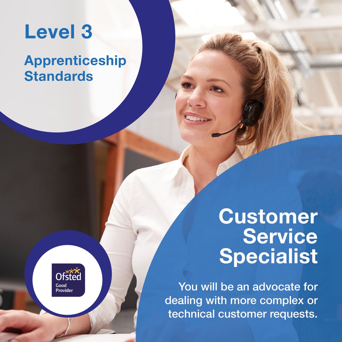 💼 Looking to boost your team’s performance and service standards?
Our Customer Service Specialist Apprenticeship is designed to equip your staff with the practical skills and professional behaviours needed to deliver exceptional service and drive business success.