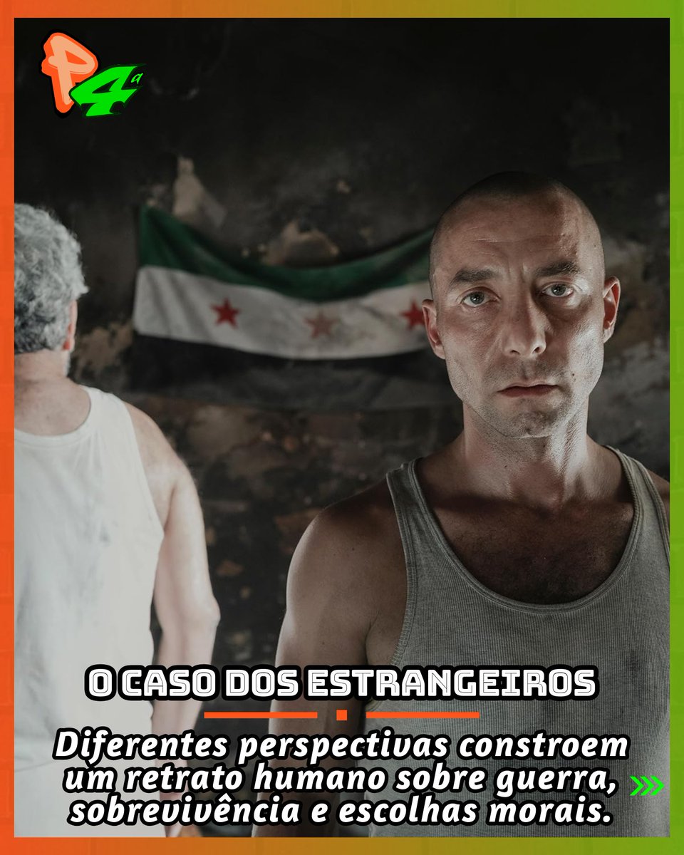 quartap4rede's tweet photo. Cinco histórias, uma noite e decisões que mudam destinos para sempre. O Caso dos Estrangeiros entrelaça perspectivas para discutir guerra, imigração e humanidade sem suavizar a dor da realidade. Confira nossa análise completa no Quarta Parede.

https://t.co/mLR48gleK8 https://t.co/Kv9cBMtH0b