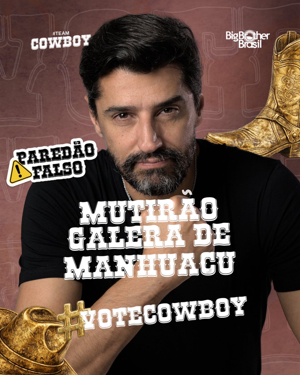 ✨🤠 MUTIRÃO GALERA DE MANHUAÇU 🤠✨

⚠️ O VOTO É PRA FICAR! VOTE #FICACOWBOY ⚠️

➡ META: 700 VOTOS POR PESSOA! A CADA 20 VOTOS, COMENTE UMA LETRA DO ALFABETO!

🖥 LINK: gshow.globo.com/realities/bbb/   

✨ AÔOOO FOCO NO GSHOW, COWBOYZADA! ✨

#VOTECOWBOY #BBB26