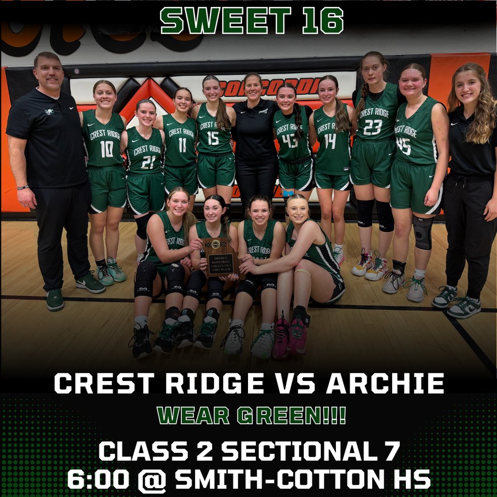 Crest Ridge Cougar Pride tweet media