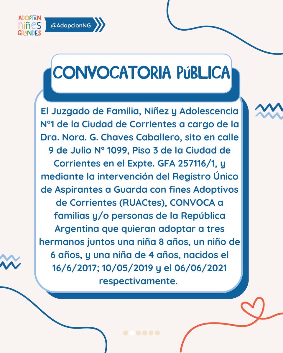 #AdoptenNiñesGrandes tweet media