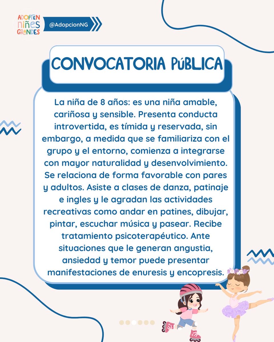 #AdoptenNiñesGrandes tweet media