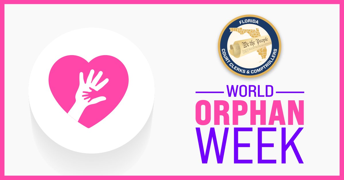 FloridaClerks's tweet photo. This #WorldOrphanWeek, we recognize the children who need stability, protection, and hope — and Florida’s Clerks of Court help safeguard them through accountability and support in the justice system.
Behind every case is a child who deserves safety and a future
#FLClerks #PermanencyForKids #ChildAdvocacy #ProtectingChildren