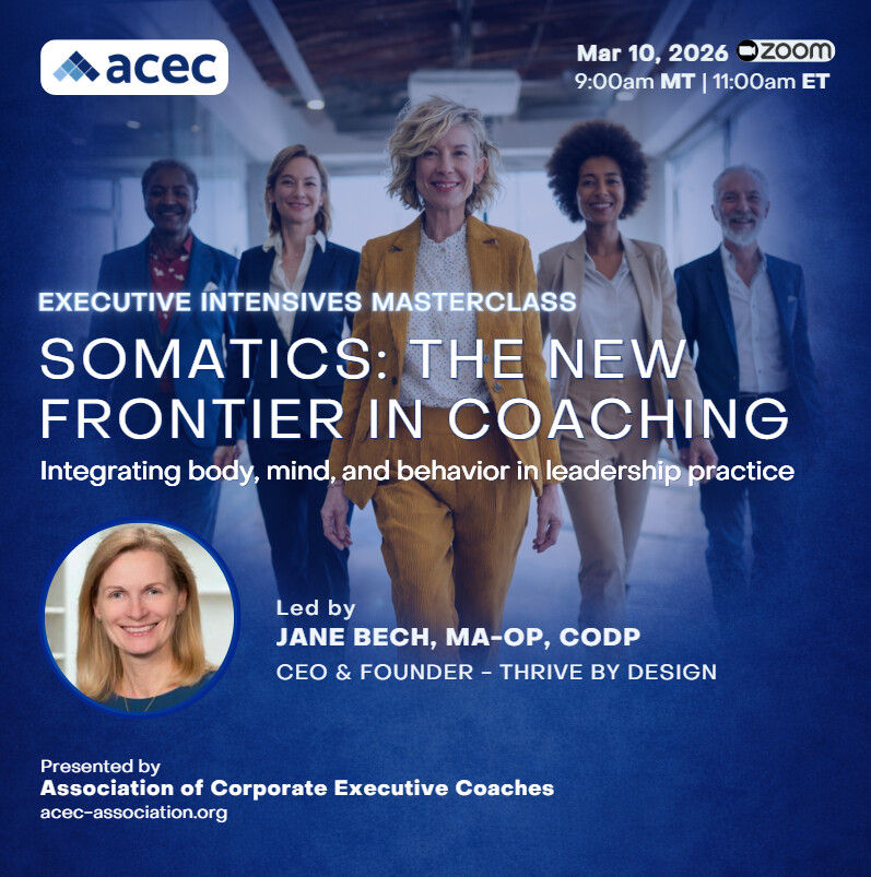 execcoaches's tweet photo. 𝗦𝗼𝗺𝗮𝘁𝗶𝗰𝘀 offers a grounded way to help leaders lead not just from the mind, but from an embodied center.

Save your seat https://t.co/kIOEqAgxDn

#ExecutiveCoaching #Somatics #EmbodiedLeadership #HighStakesLeadership #AdaptiveLeadership #ACEC #Neuroscience https://t.co/684eazuGsi