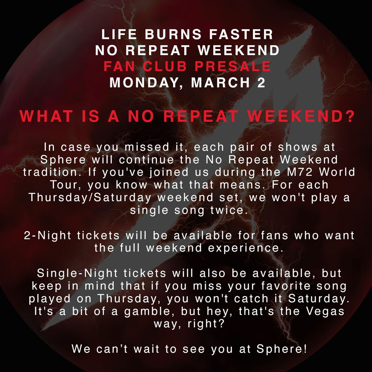 Metallica tweet media