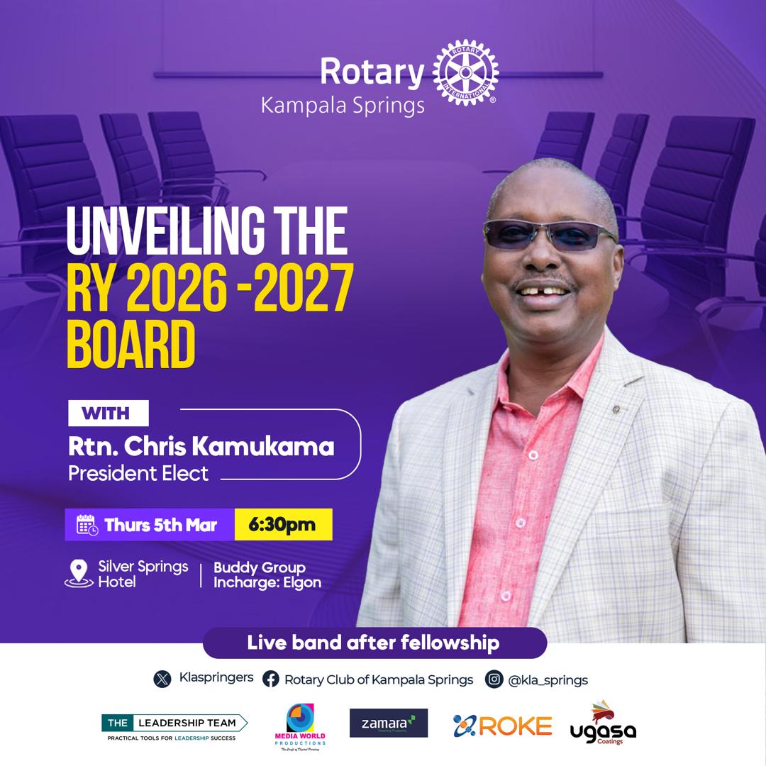 Rotary Club of Kampala Springs tweet media