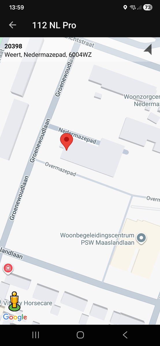 Ambulance-inzet op Nedermazepad in Weert