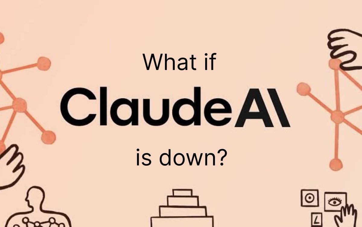 mutuva_trouble's tweet image. Claude AI is down worldwide right now—can't chat, login fails, errors everywhere! 😱
Is your Claude glitching too, or are you chilling with Grok instead?
What's your go-to backup AI during outages?
Drop your status below! 🔥
#ClaudeDown #AIOutage #ClaudeAI @Anthropic @claudeai