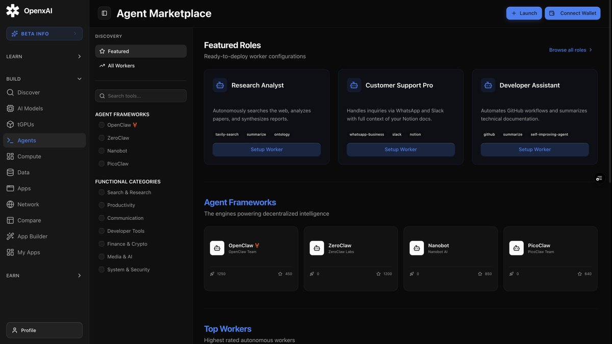 Transform your AI expertise into assets you can own and trade on the blockchain.

Big Tech locks your ideas in their systems, taking away ownership and earnings.

Studio v10's Agent Marketplace changes this. Tokenize and swap sovereign AI agents peer-to-peer, straight to your