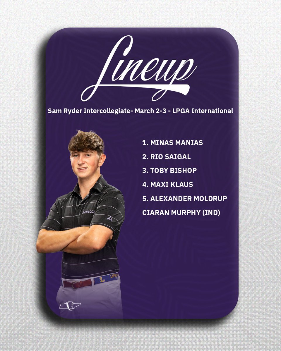 Lipscomb Men's Golf tweet media