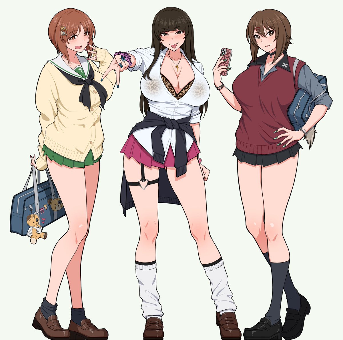 西住家バリギャル三姉妹 