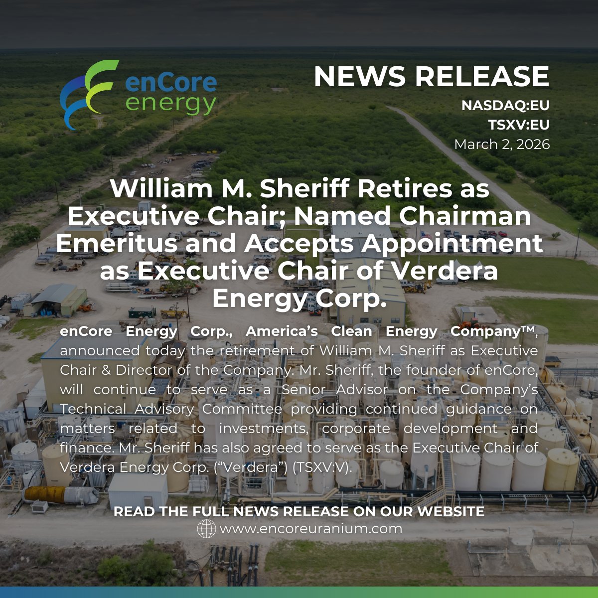 enCore Energy Corp. (NASDAQ:EU | TSX.V:EU) tweet media