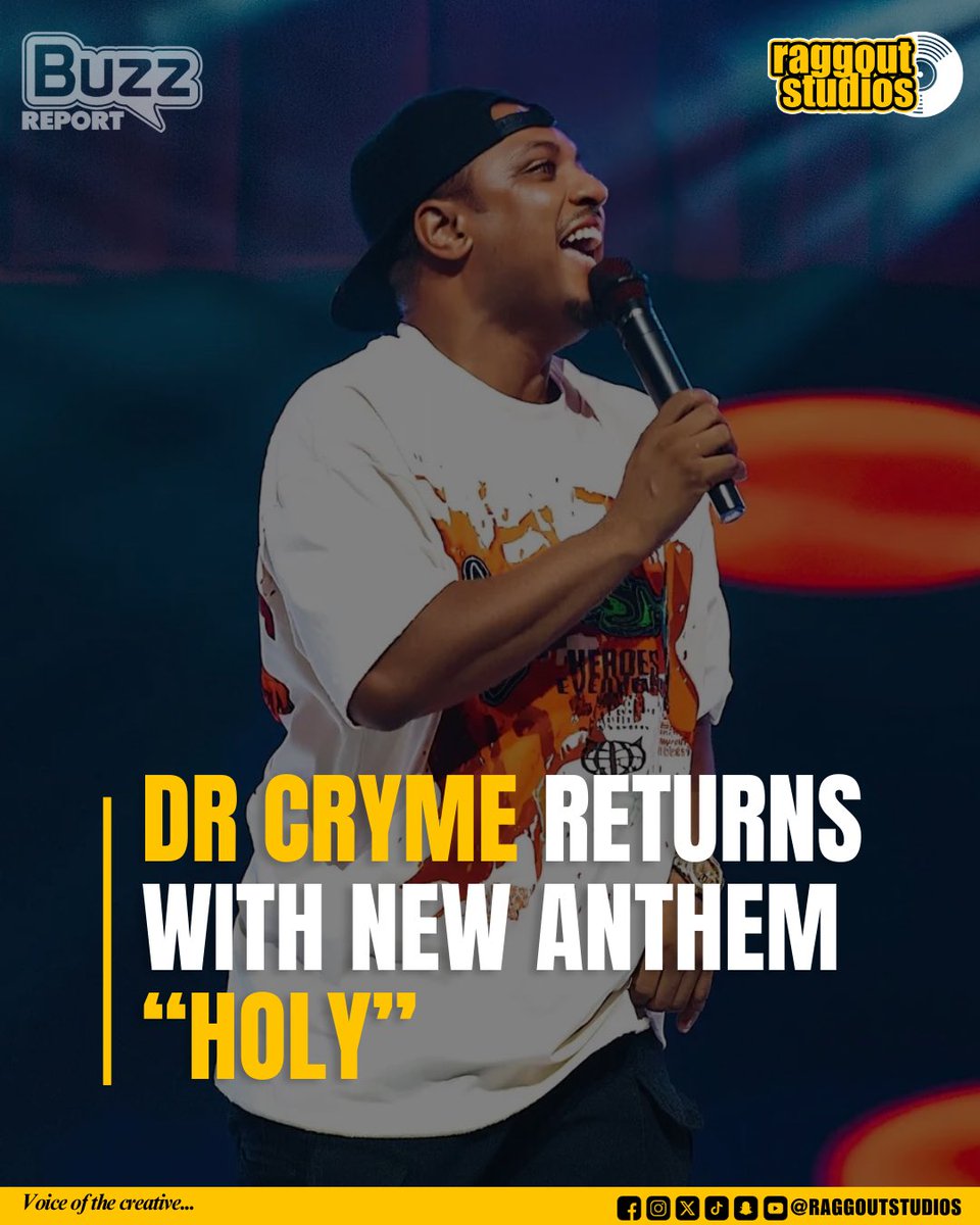 raggoutstudios's tweet photo. @drcryme releases new single “HOLY” as his first offering of the year.

Tap in.

#DrCryme https://t.co/4m1JWHCbfS