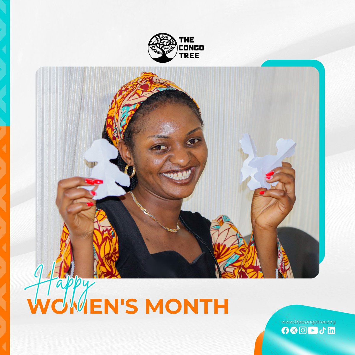 thecongotree1's tweet photo. Excellent mois de mars à toutes et à tous, un mois dédié à la célébration de la femme, de sa force, de sa résilience et de son rôle essentiel dans la société.
#bepartofthestory #youth #woman https://t.co/AFmgZxYVIR