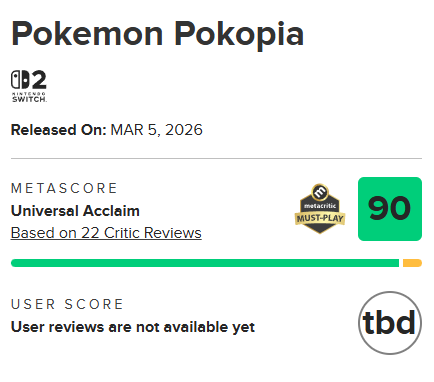necrolipe's tweet photo. Pokémon Pokopia abre com média 90 no Metacritic (22 análises publicadas) https://t.co/YqQBHrYL6p