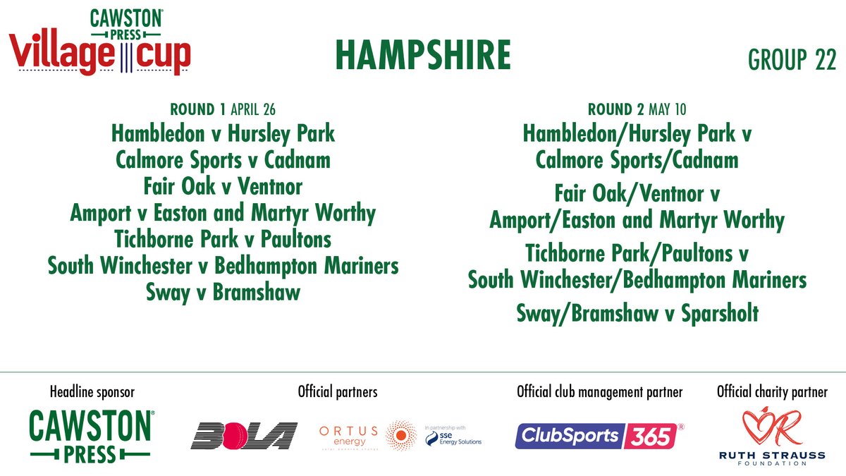 Cawston Press Village Cup 🏏 tweet media