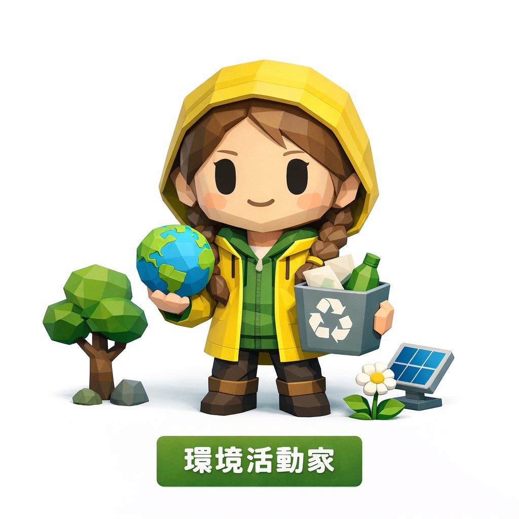 MMMMMeronpan's tweet photo. 架空のMBTI①
環境活動家 https://t.co/TW5ruit5Nz