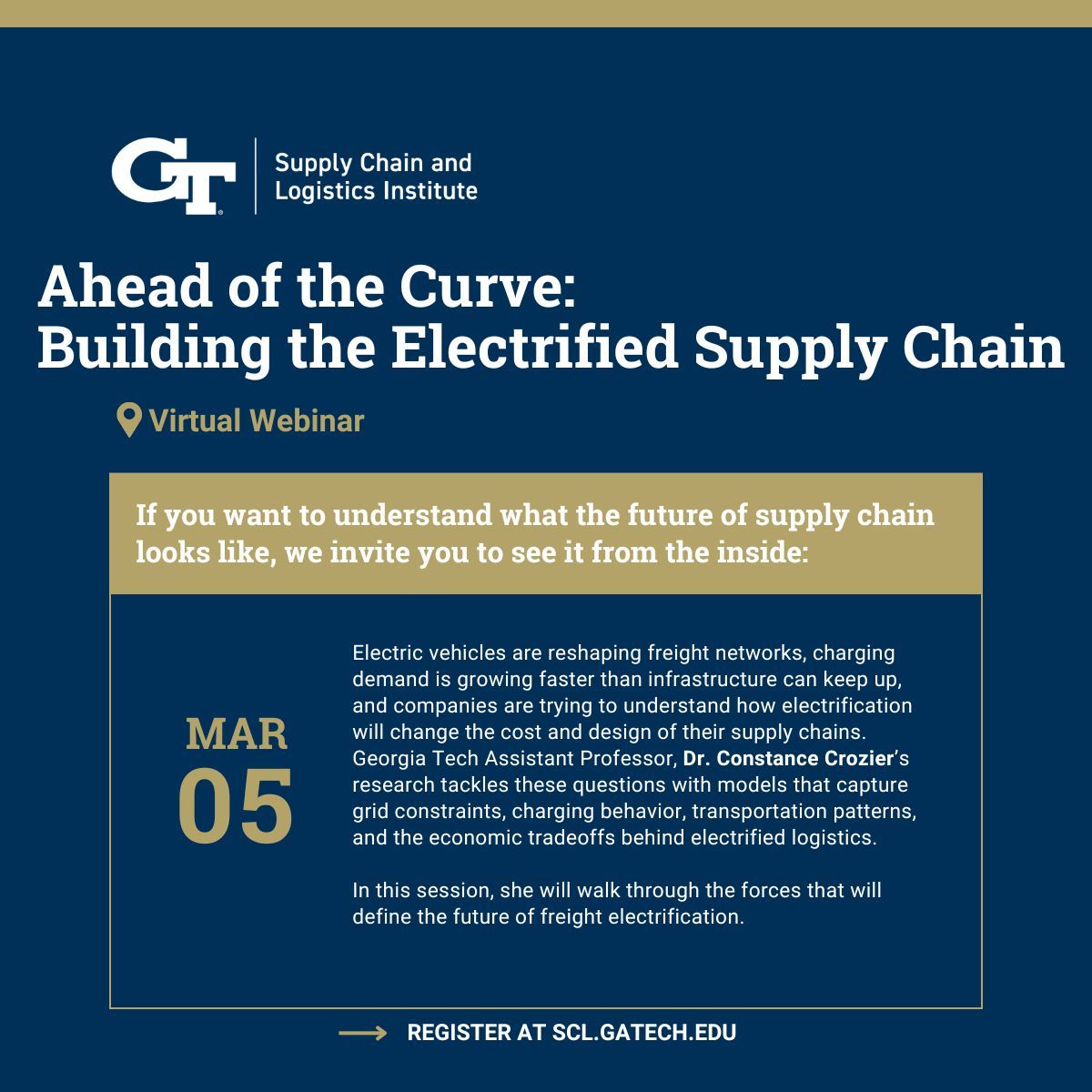 Georgia Tech Supply Chain and Logistics Institute tweet media
