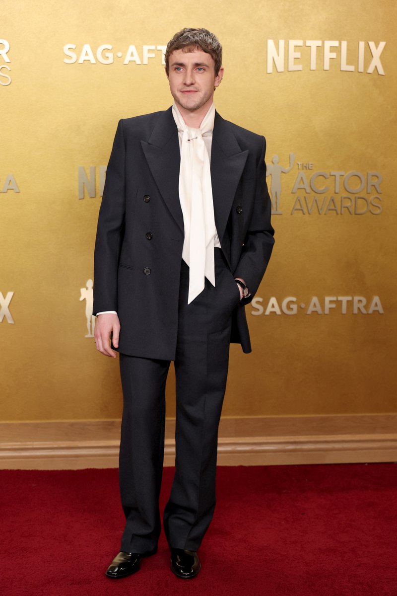 Connor Storrie &amp; Paul Mescal
Saint Laurent by Anthony Vaccarello 
32nd Annual Actor Awards 
Los Angeles

#YSL #YvesSaintLaurent #SaintLaurent #SAGAwards