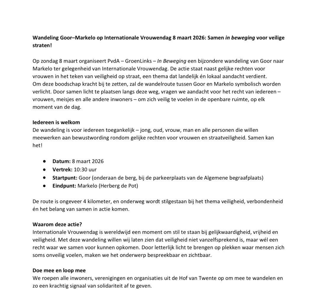 PvdA Hof van Twente tweet media