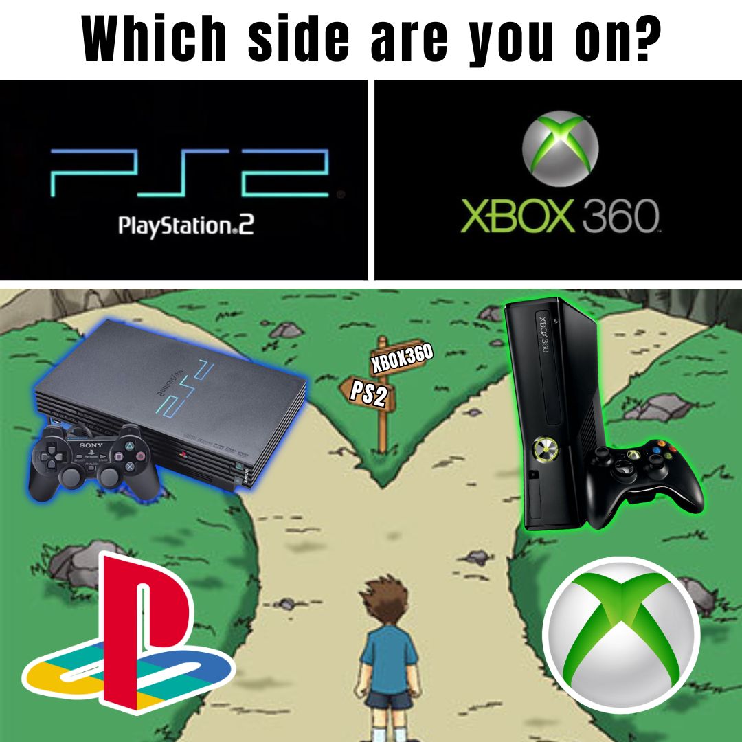 DKOldies's tweet photo. PS2 or Xbox360 ?
.
.
#ps2 #xbox360 #choosepath #playstation #xbox #retrogaming #pickone https://t.co/TK1DFaALu5