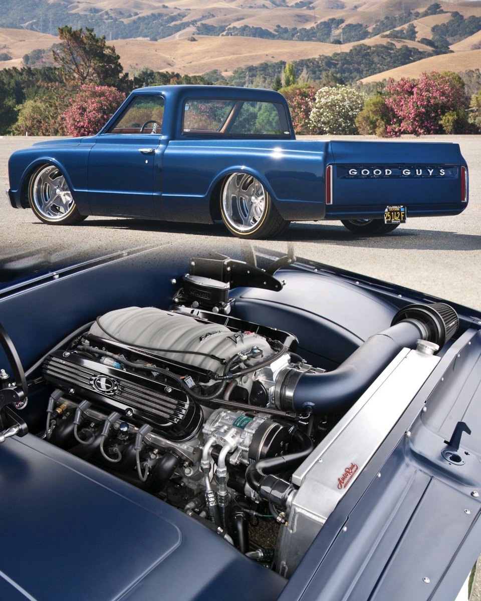 A number of years ago, Scott’s Hotrods built this Chevy C10 for a <a href="/Goodguys/">Goodguys Rod & Custom</a> giveaway. Many of our parts we used, though they were obviously modified to fit the profile of this slick pickup.