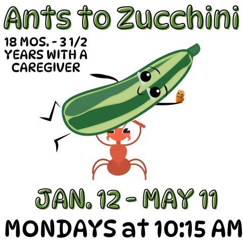 shalerlibrary's tweet image. Ants to Zucchini at #ShalerLibrary is fun on Mondays at 10:15 AM with phonological &amp;amp; print awareness, letter knowledge &amp;amp; more. Great for 18 months through 3-1/2 years with a caregiver! No registration is needed. #snhl #AntsToZucchini #PittsburghKids
