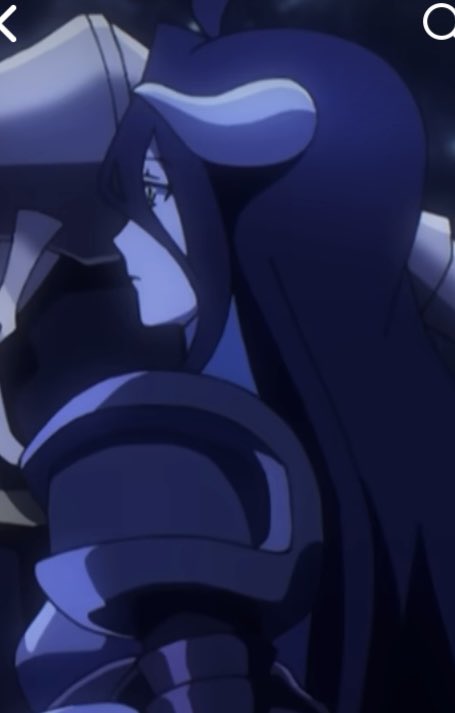 アルベドの横顔もとても素敵だな💓この月のような輝きを持つアルベド様